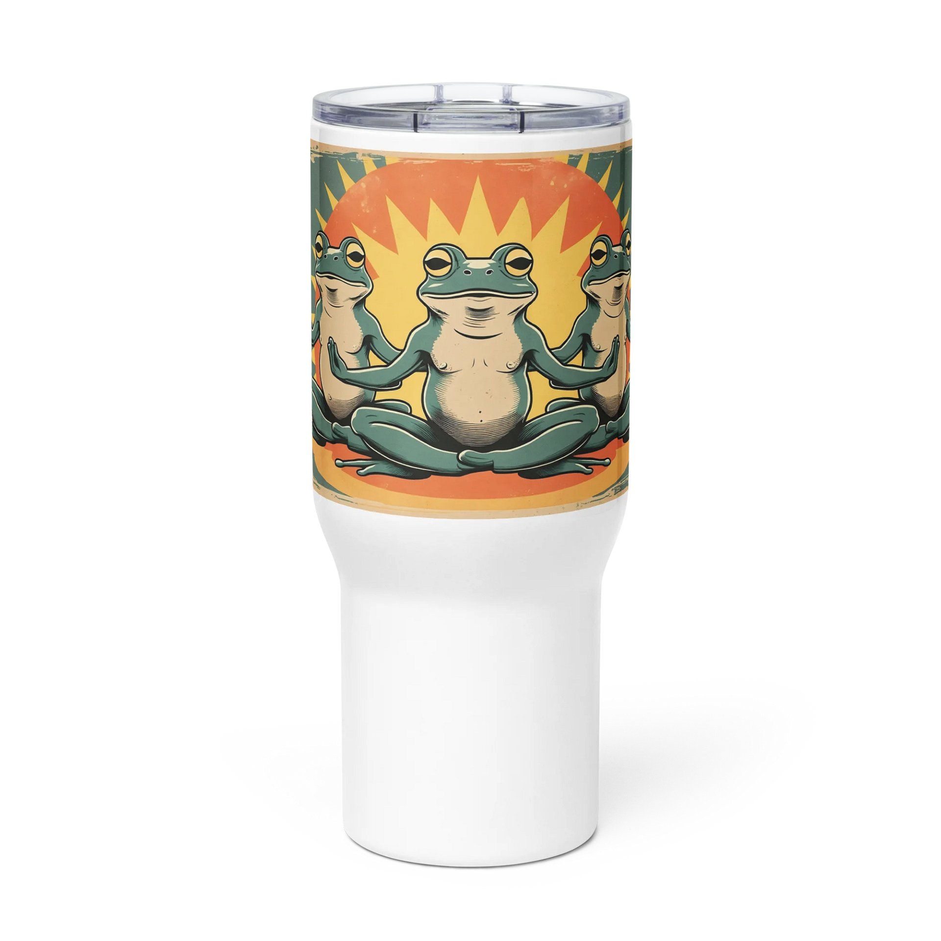 Meditative Frogs Travel Mug product image (3)