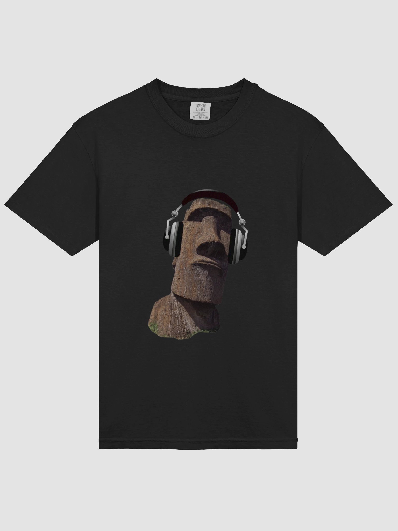 Moai Beats: Easter Island Vibes Tee product image (3)