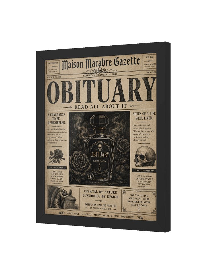 Obituary Poster product image (2)