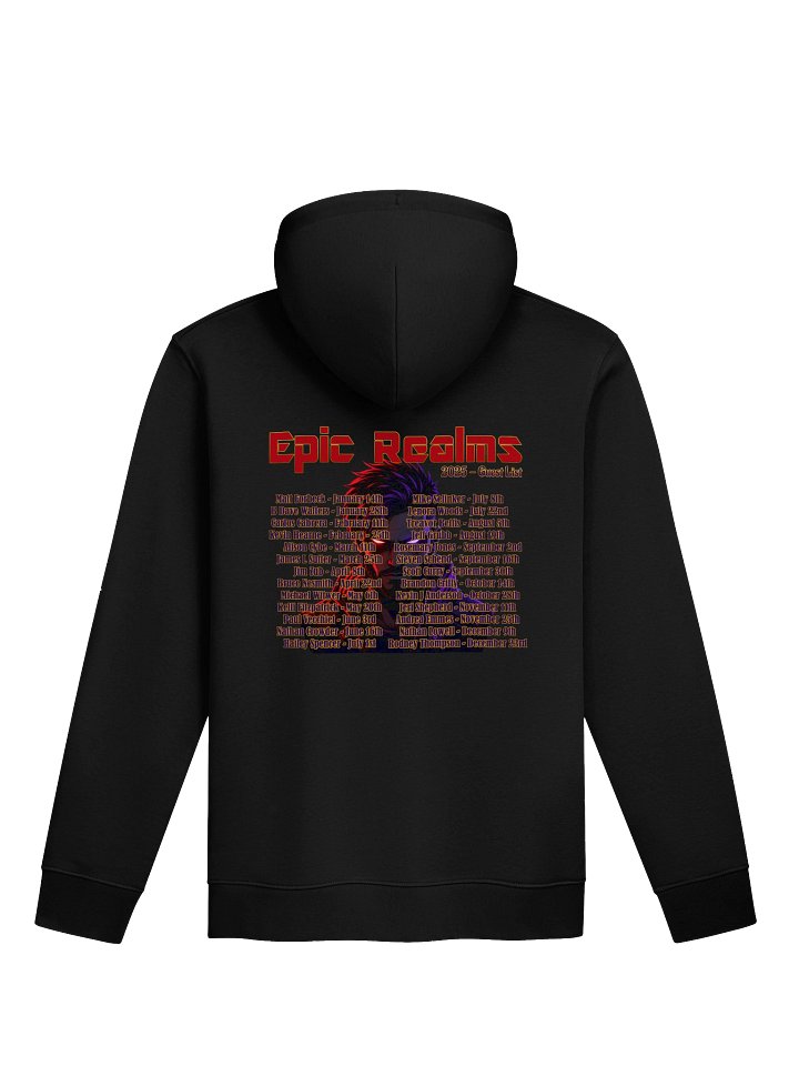 Epic Realms 2025 - Concert Style Hoodie (Eco Friendly) product image (1)