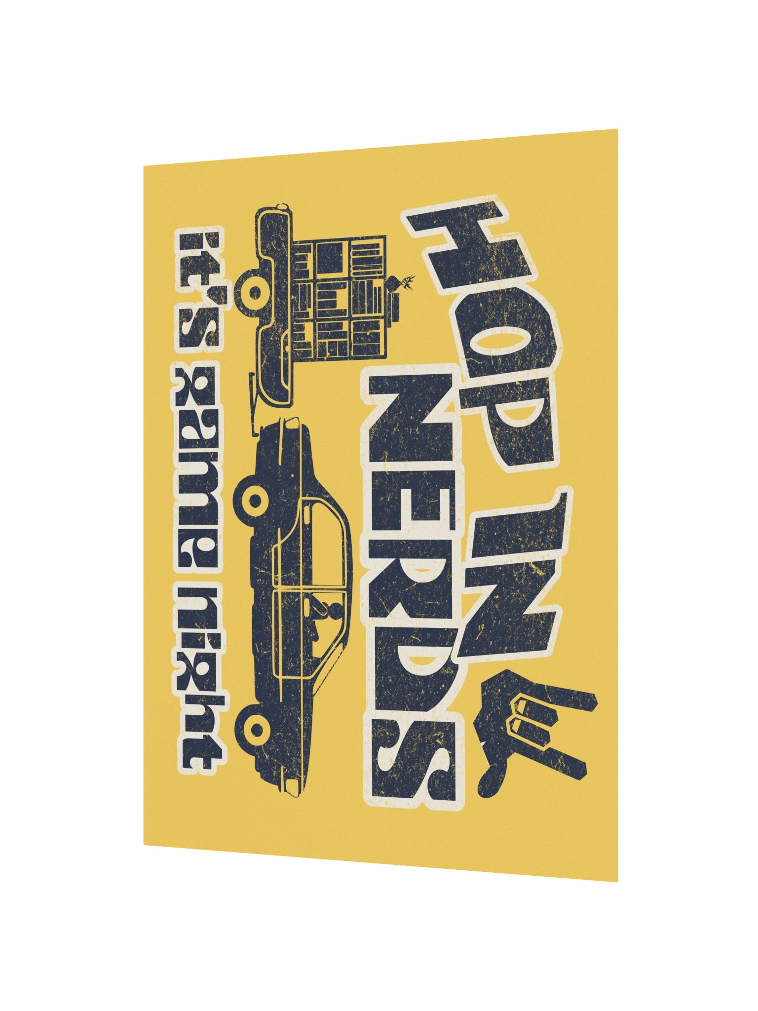 Hop In Nerds It's Game Night Board Game Room Poster - UNFRAMED product image (2)