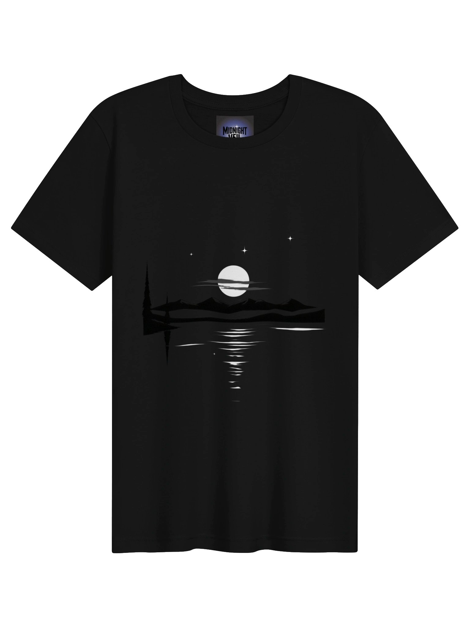 Midnight Veil Moonlit Lake T-Shirt product image (6)