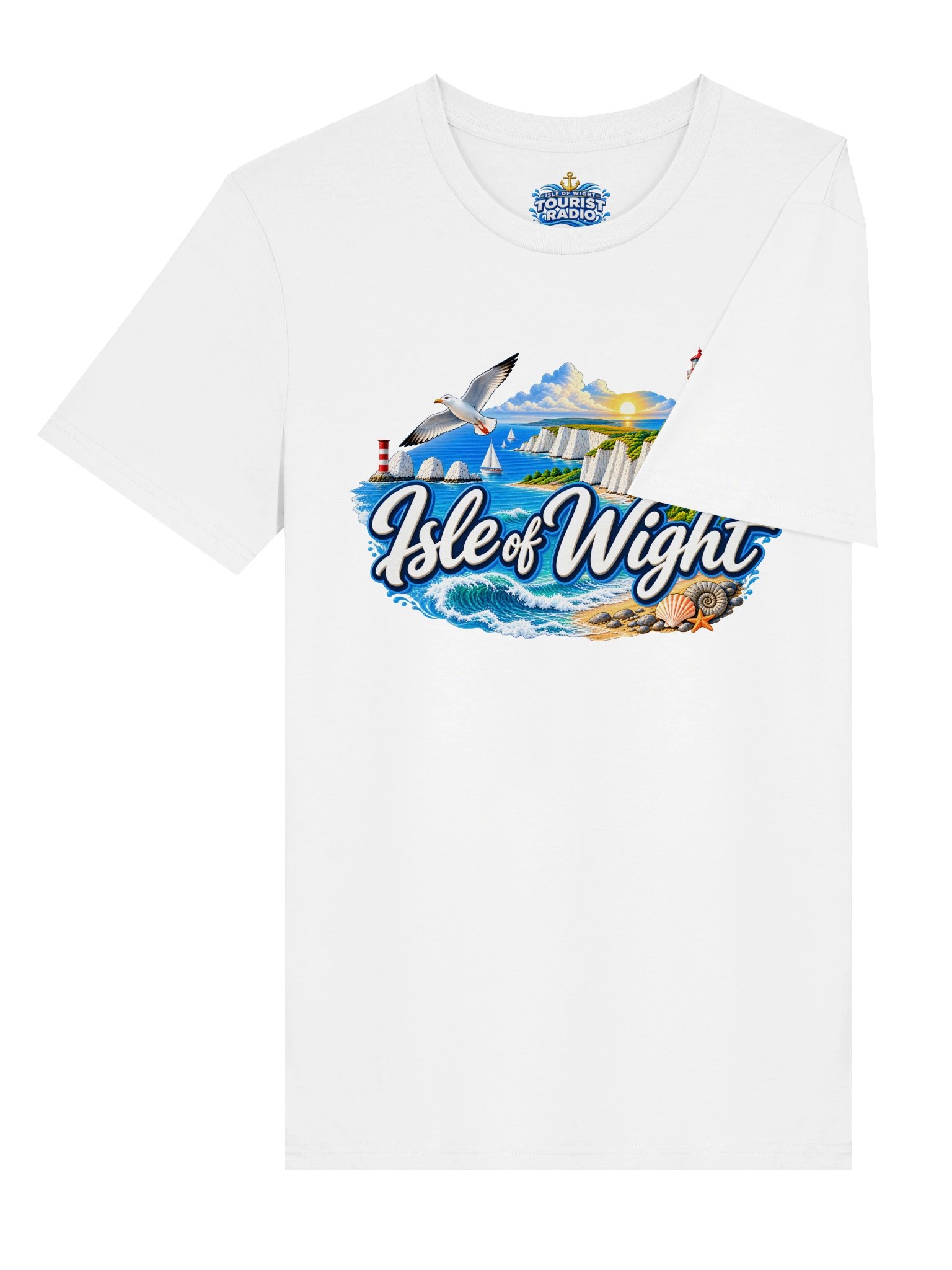 Isle of Wight Scenic Unisex Organic T-Shirt product image (4)