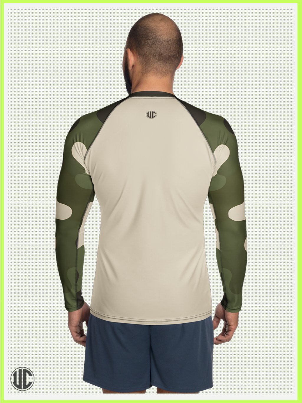 Becker’s Modern Camo – Men’s Rash Guard product image (3)