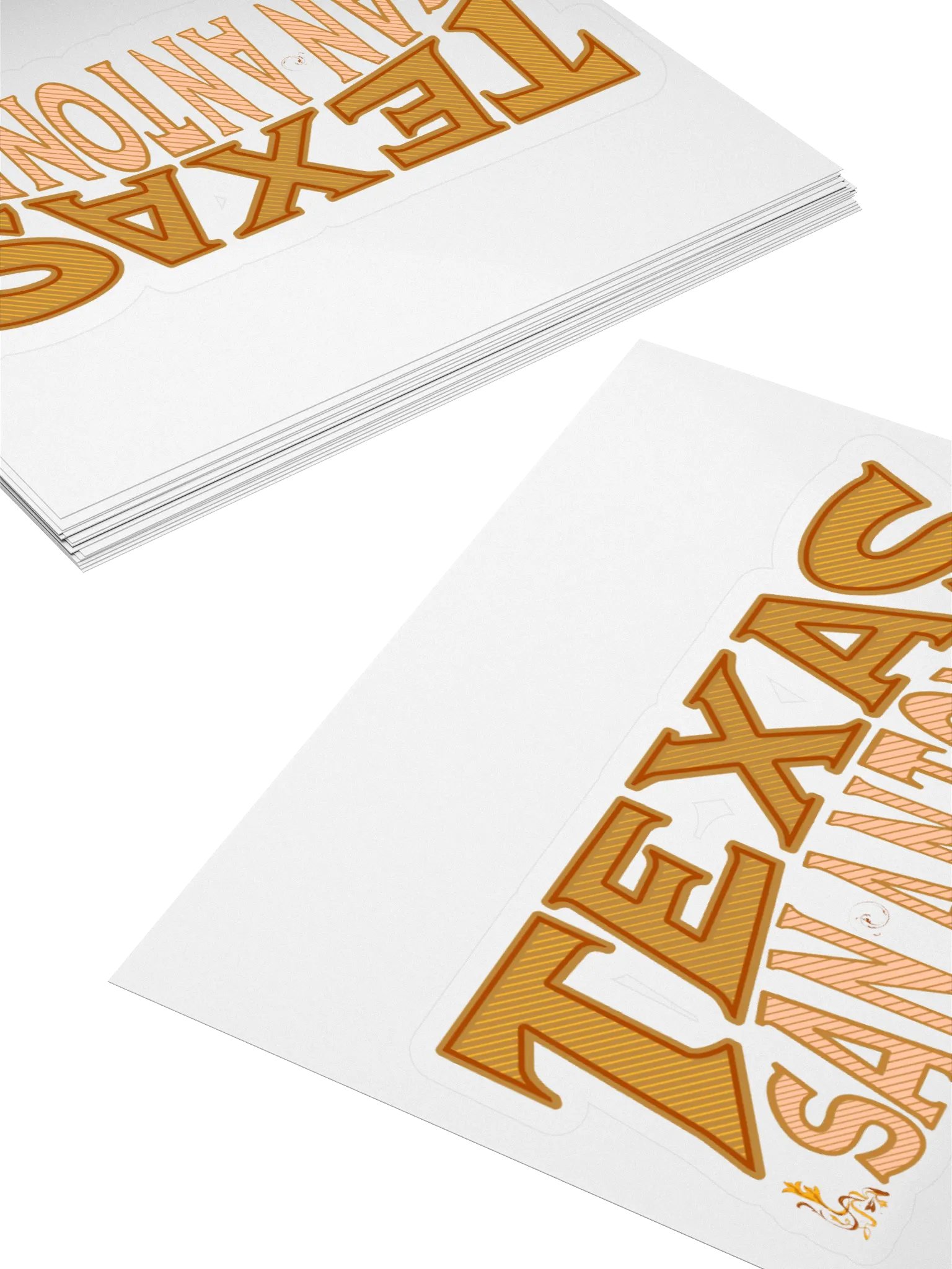 Texas San Antonio Vibes Kiss Cut Sticker product image (3)