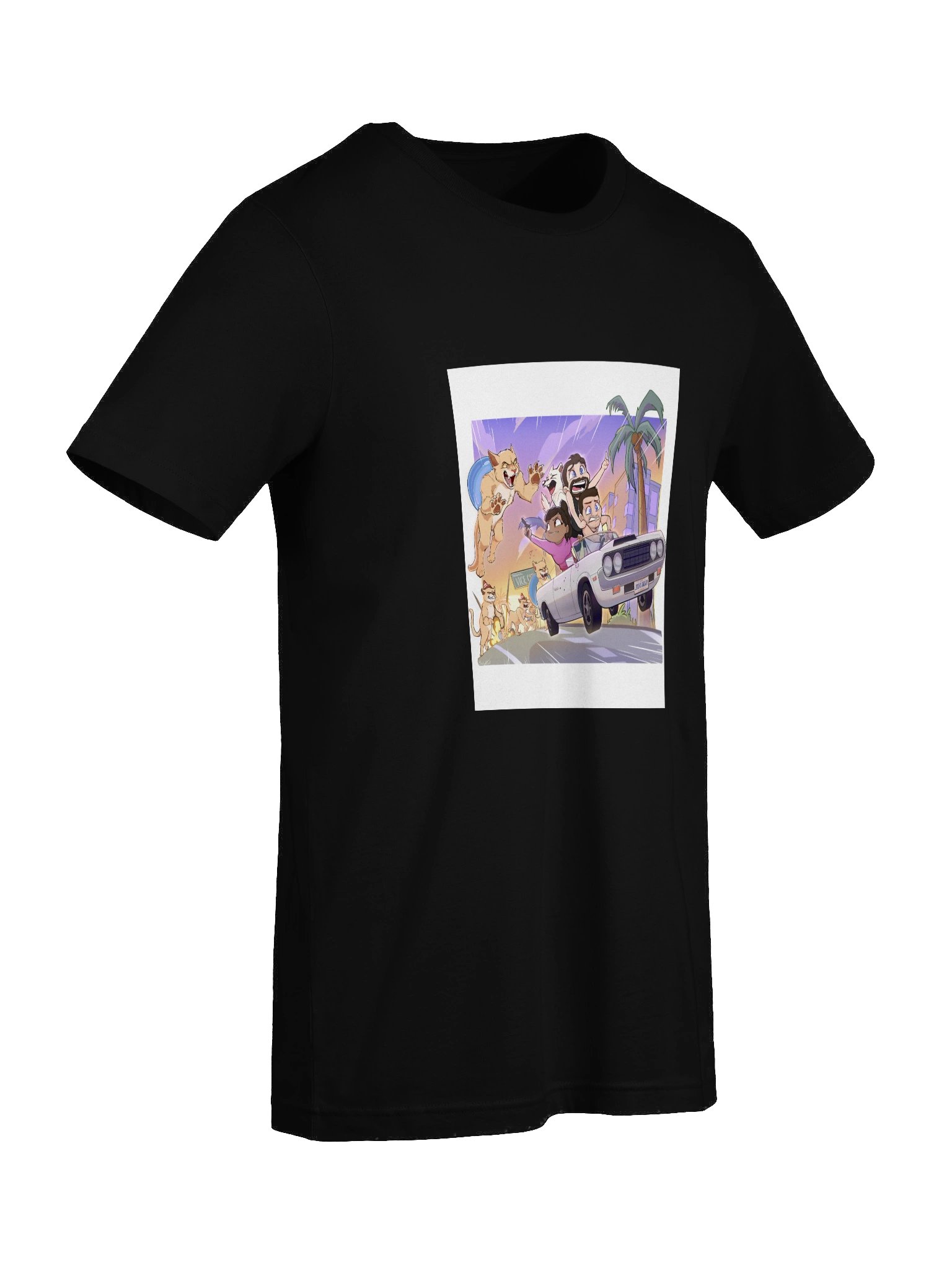Cat-astrophic Fur-ocius Purrsuit T-Shirt product image (93)