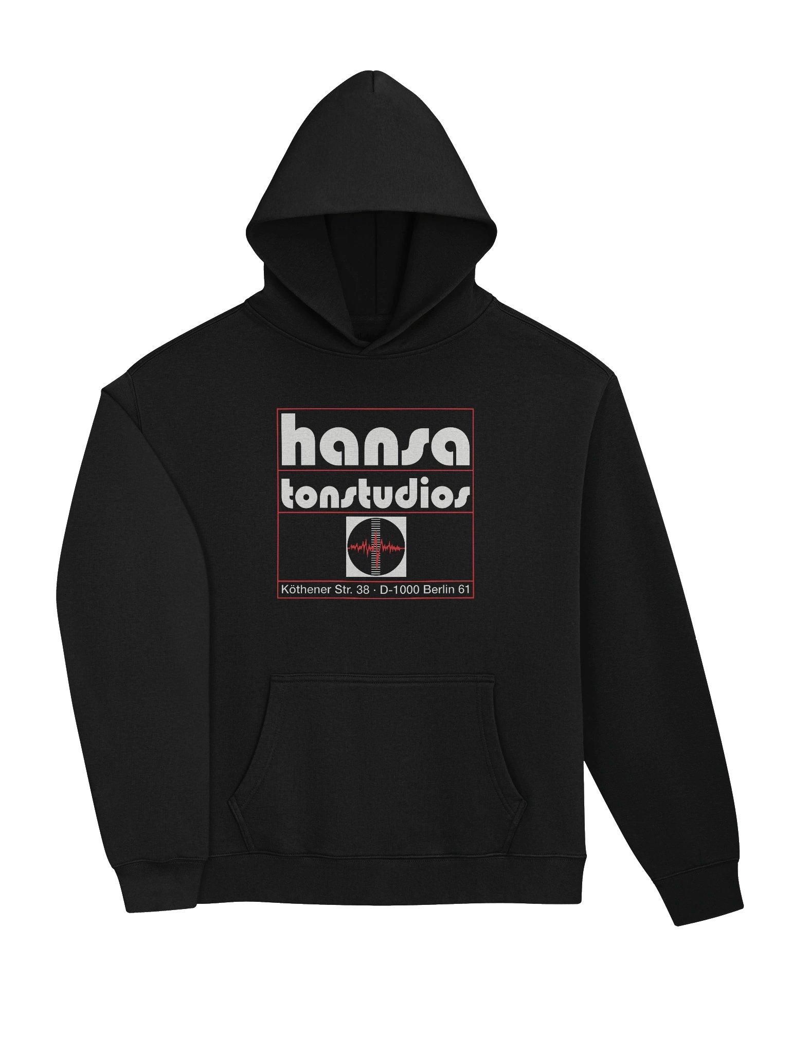 Black Vintage Logo Relaxed Hoodie product image (3)