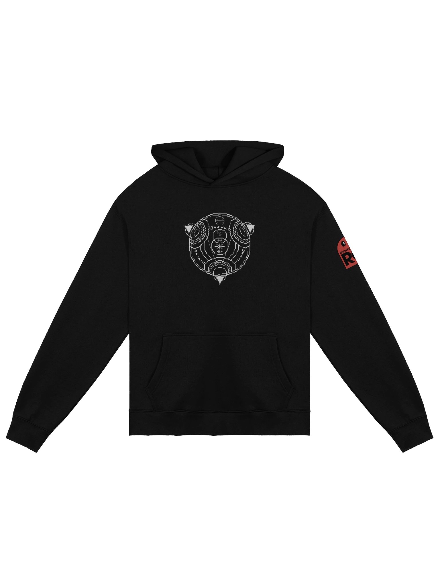 Vertigo Radio Live Logo Only Hoodie: Pixel Edition product image (3)