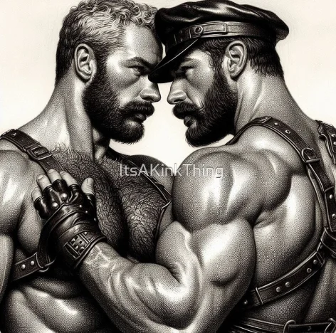 Leather Daddy Sizzle Leder Pride Graphic Design product image (1)