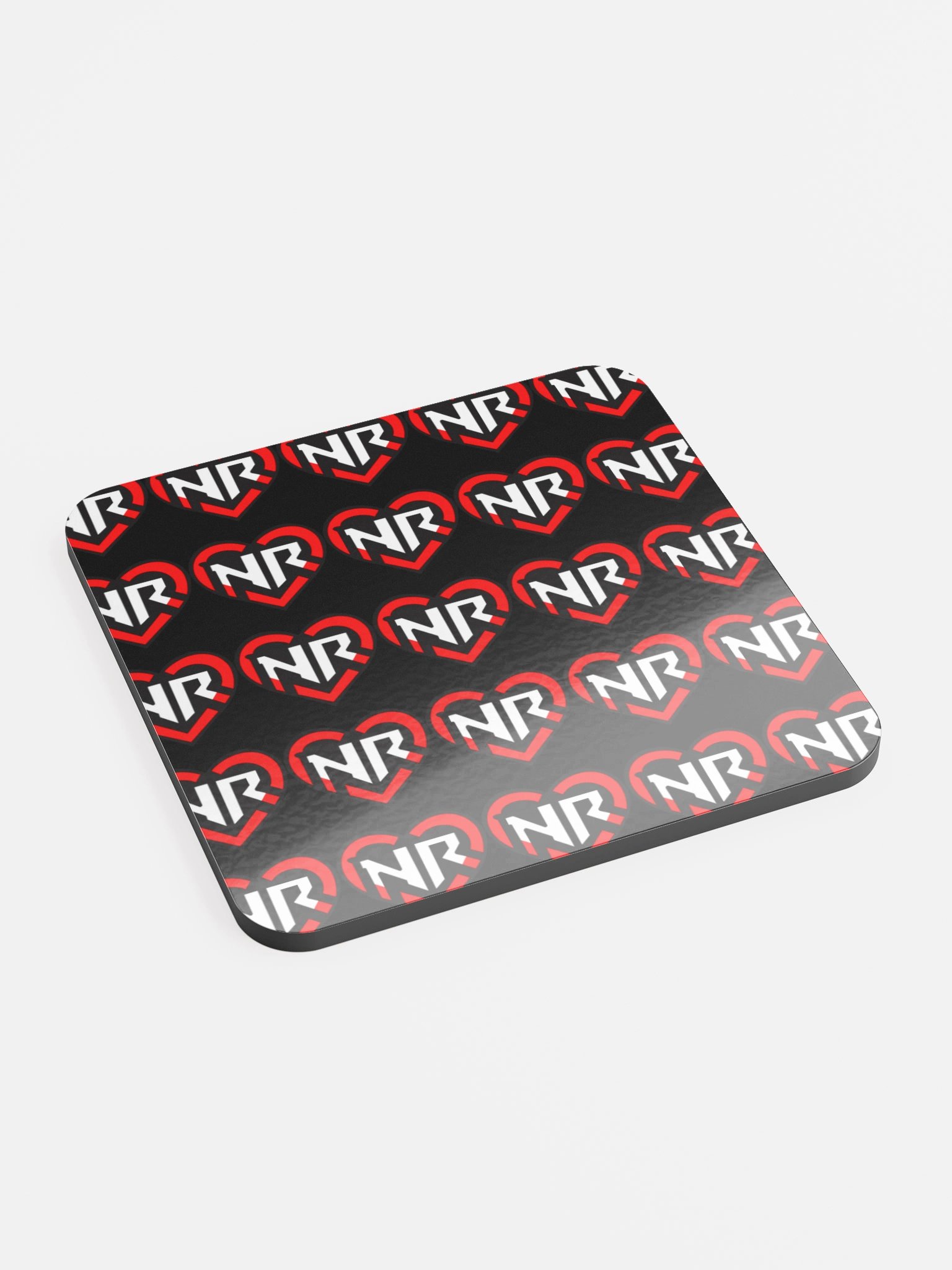 NR Heart Coaster Pattern (Black) product image (2)