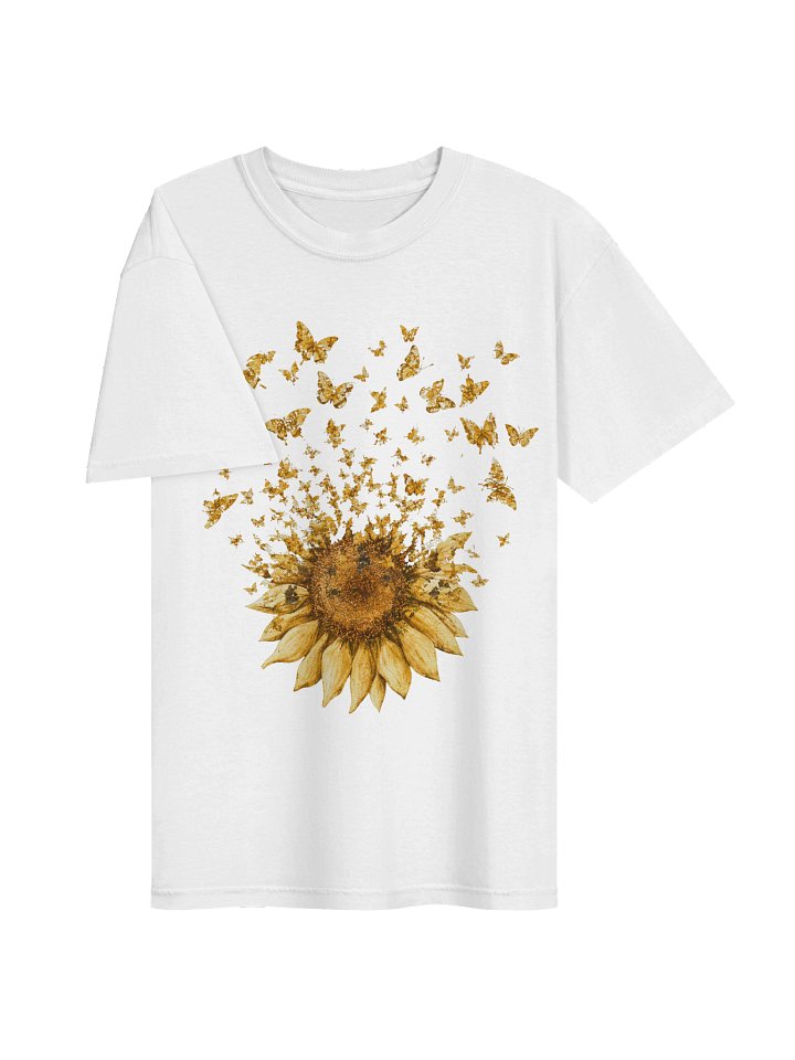 Sunflower Shirt for Women, Butterfly Graphic Tee, Comfort Colors Vintage Floral T-Shirt, Boho Flower Tee, Unisex product image (63)