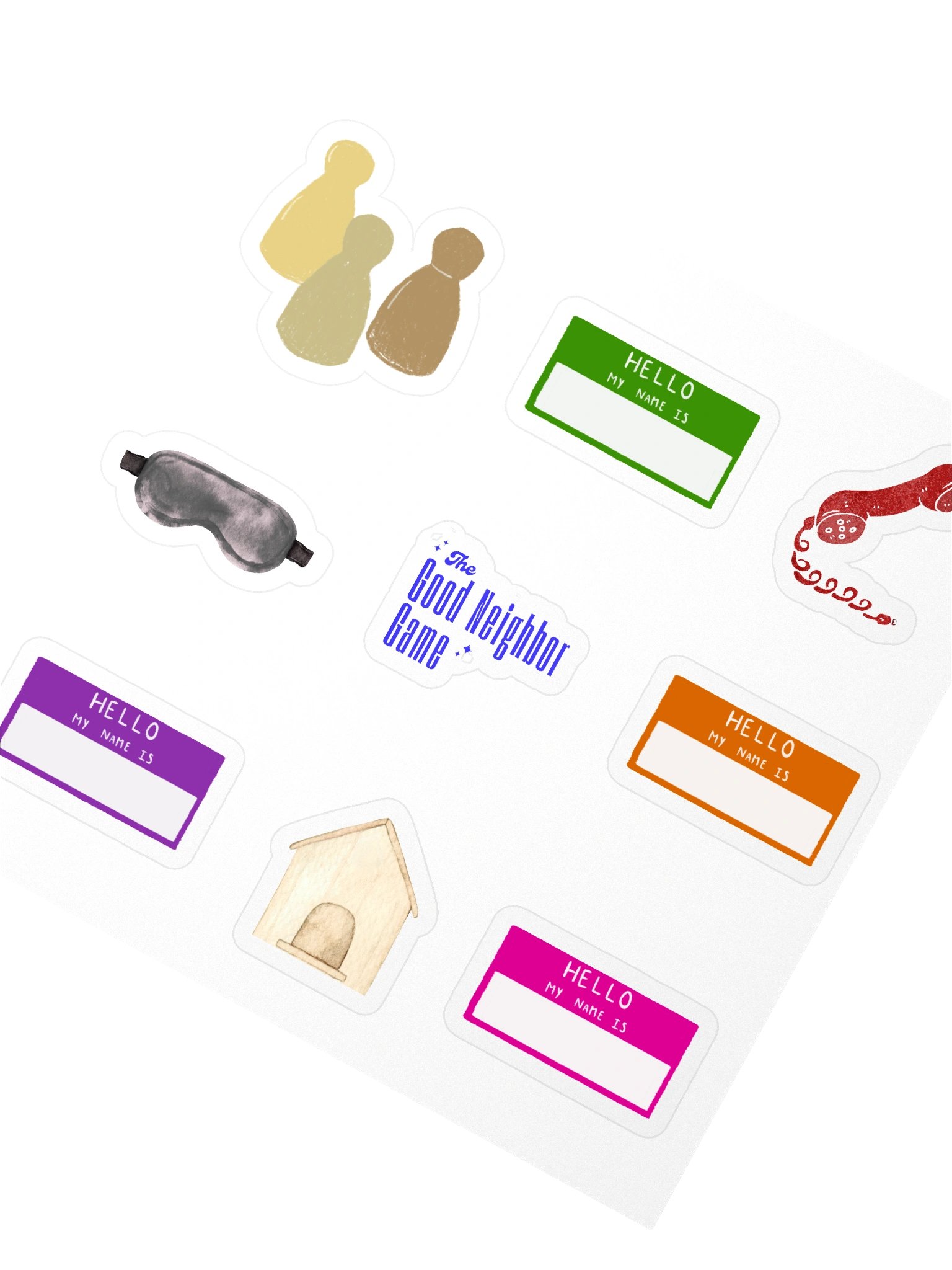 The Game Sticker Sheet product image (2)