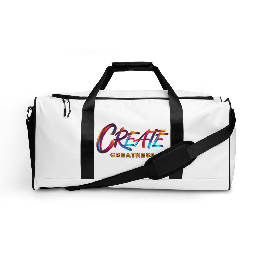 Create Greatness All-Over Duffle Bag product image (8)