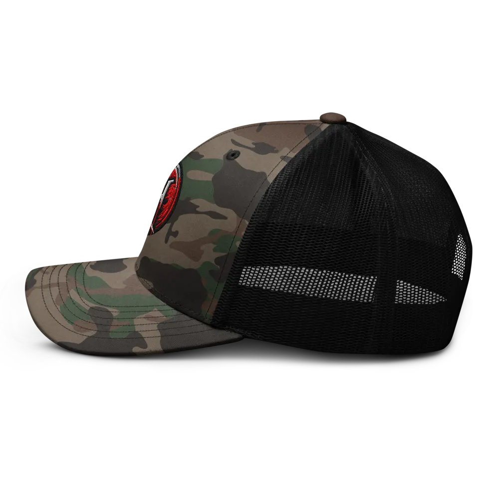 Camo Trucker 3D Puff Cap product image (5)