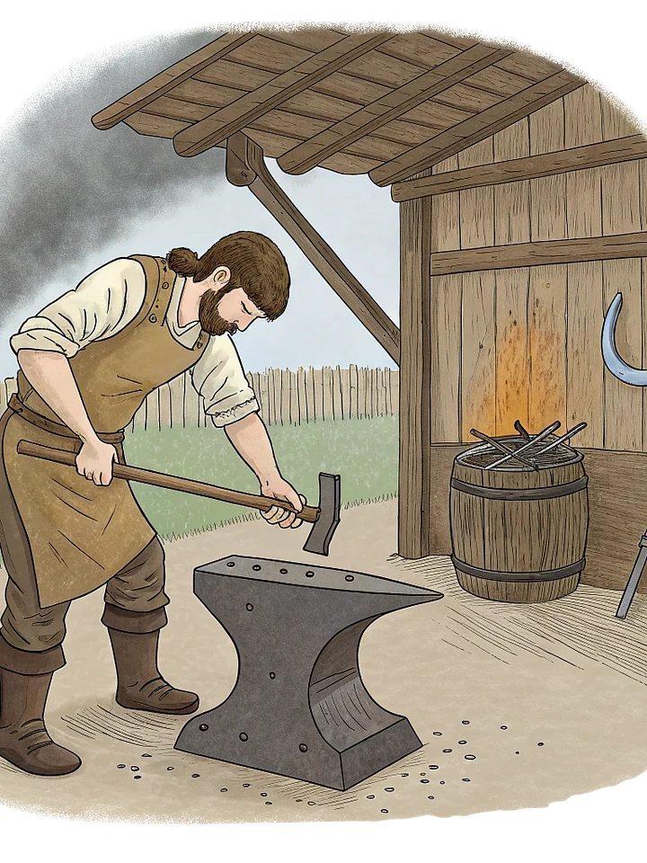 A Colonial American Trades Coloring Book for Kids. product image (2)