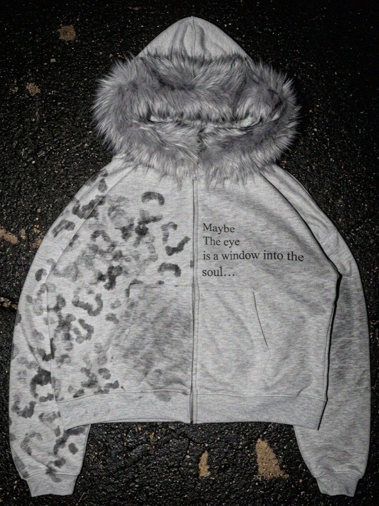 Leopard Fur Hooded Zip product image (2)