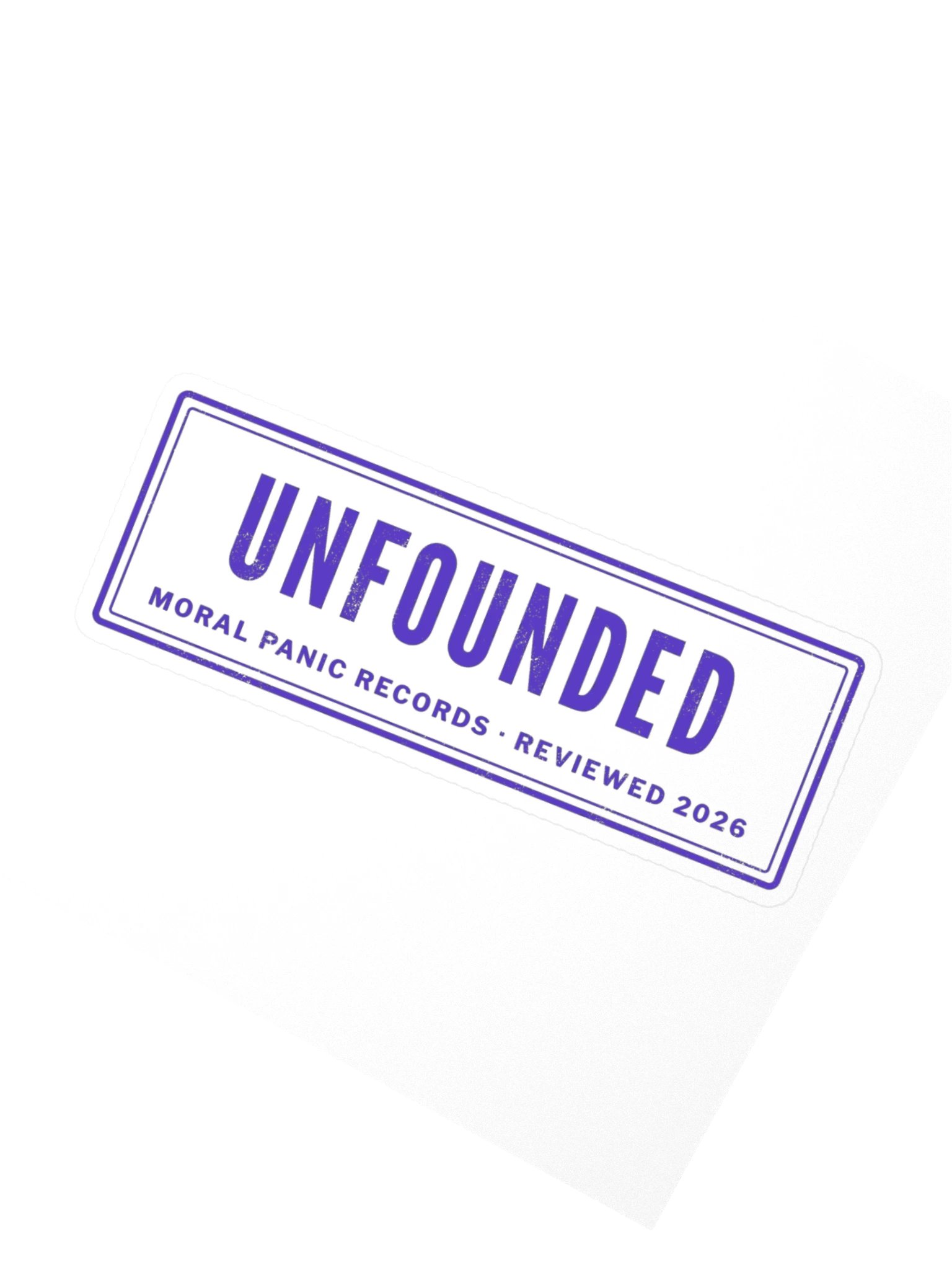 UNFOUNDED Stamp Sticker product image (2)
