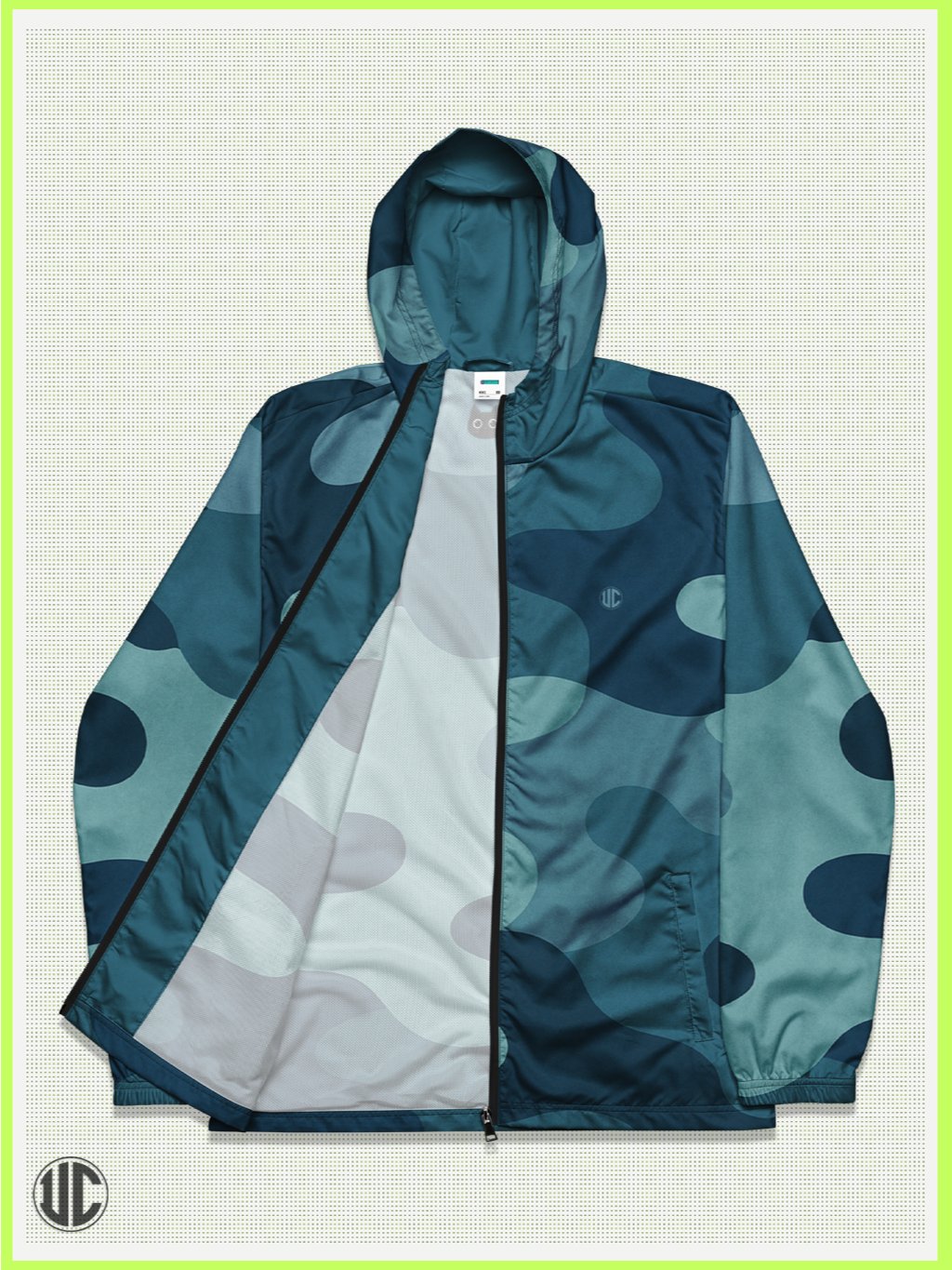 Zahra's Ocean Wave Camo - Windbreaker product image (1)