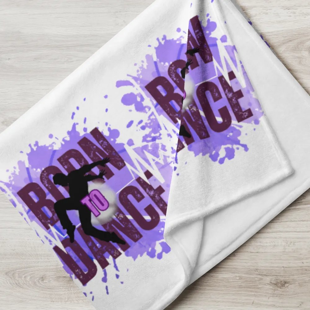Born to Dance His Silhouette Throw Blanket product image (17)