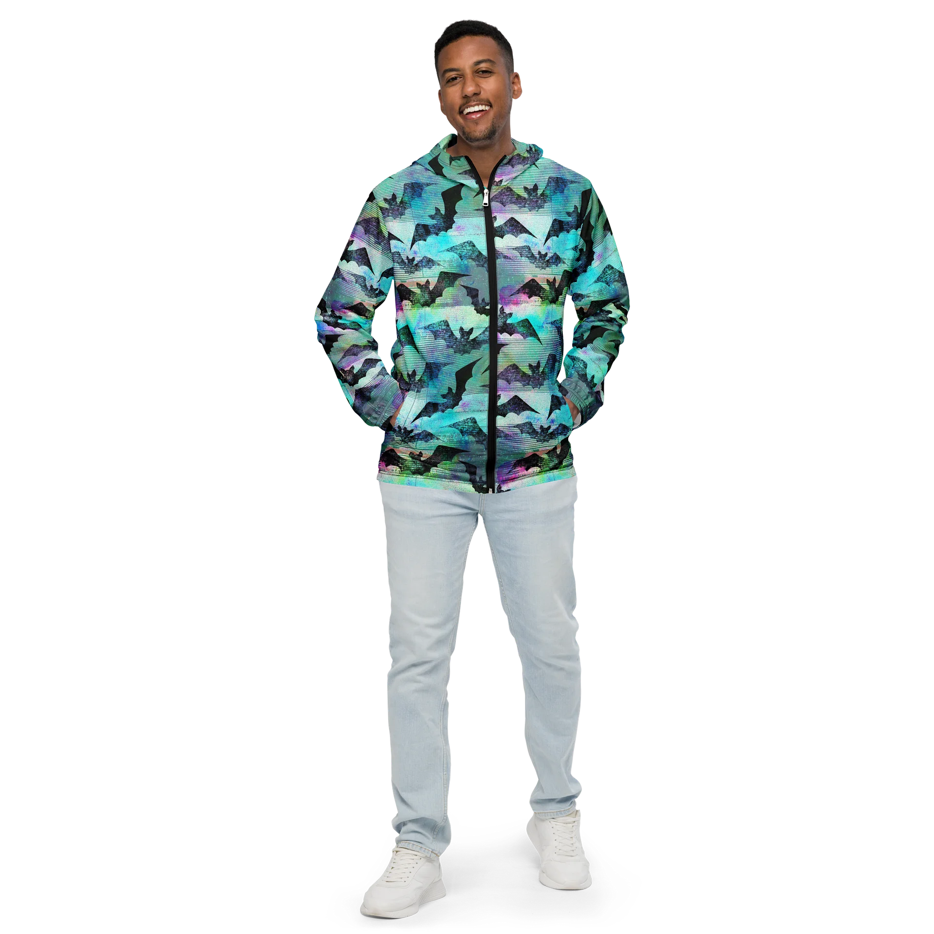 Sea of Bats Windbreaker product image (1)