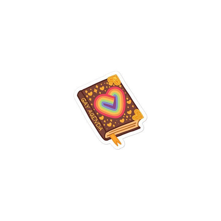 Gay Agenda Sticker product image (2)