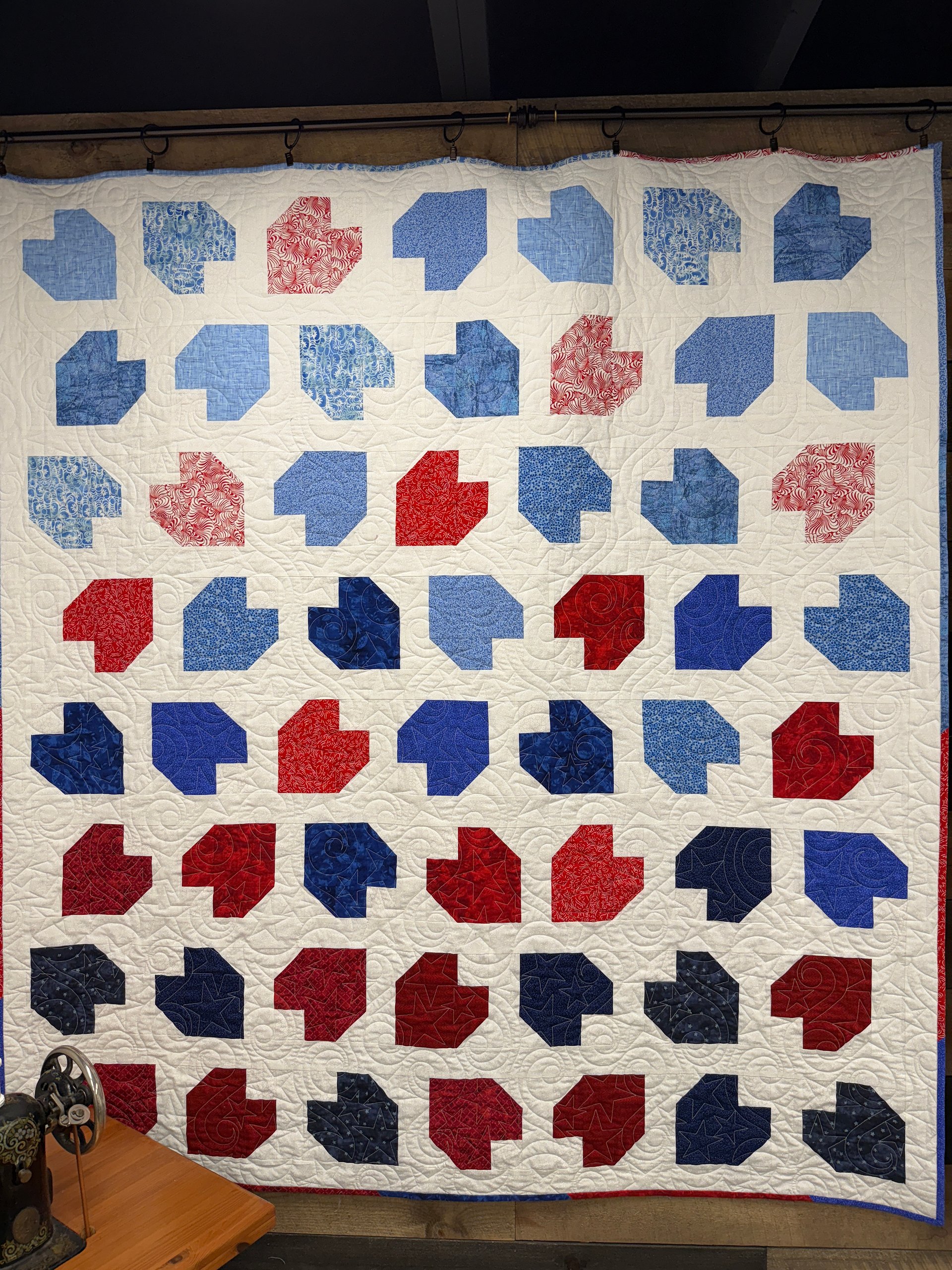 Tumble Into Love Throw Quilt Pattern product image (3)