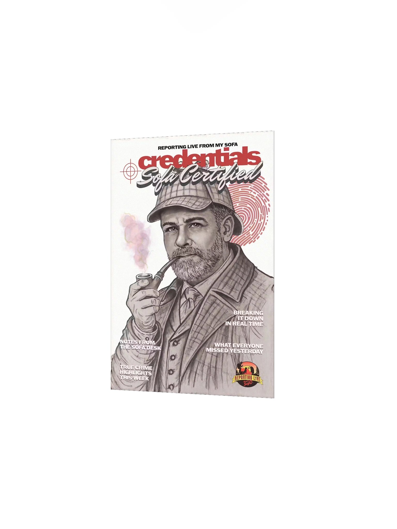 Vintage-Inspired True Crime Magazine Style Poster product image (3)