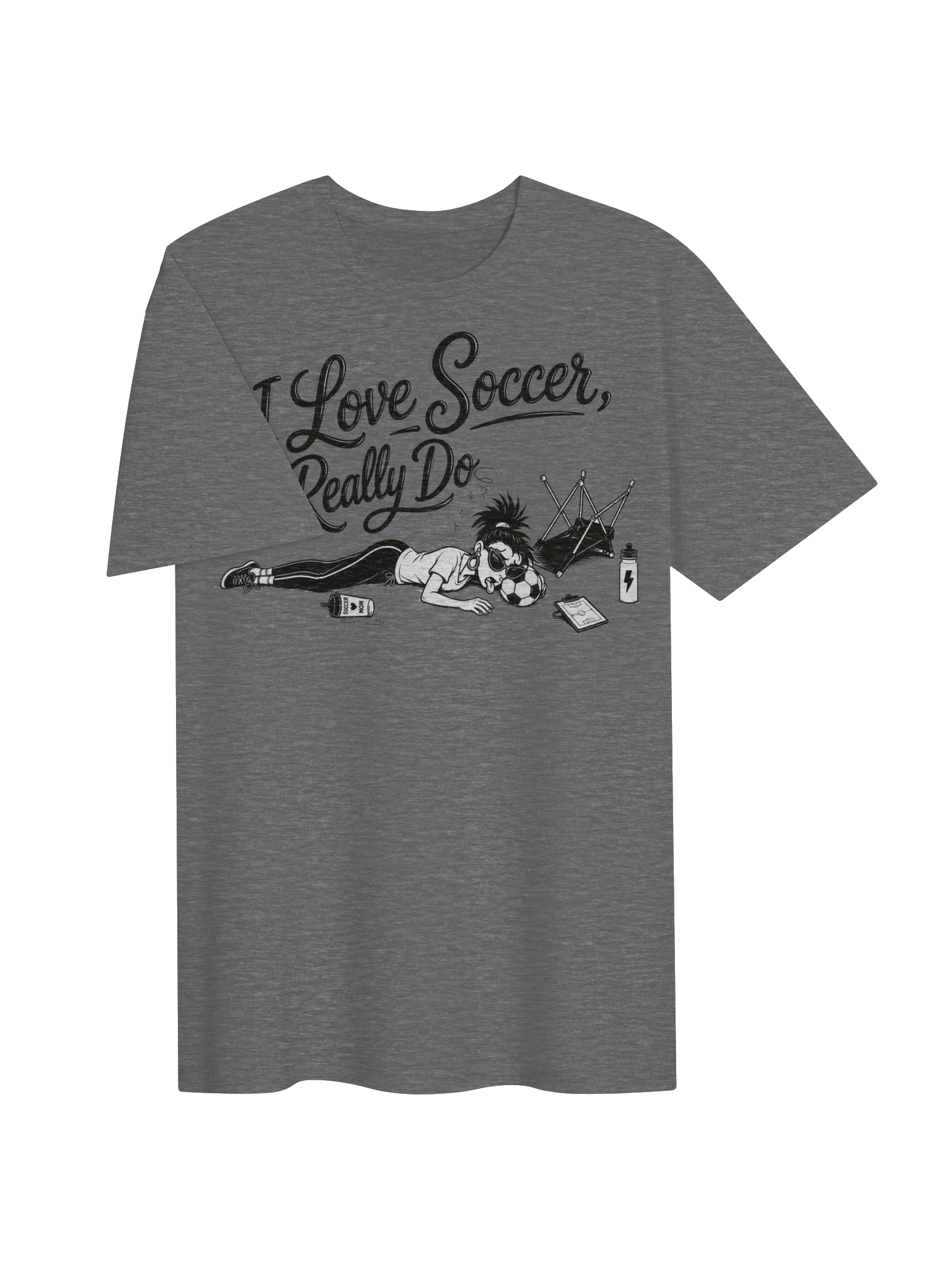 Soccer Mom Loves The Game Tee product image (3)