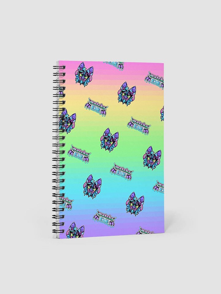 MatchaEXE Logo + Symmetrical Icon Gradient Notebook product image (1)