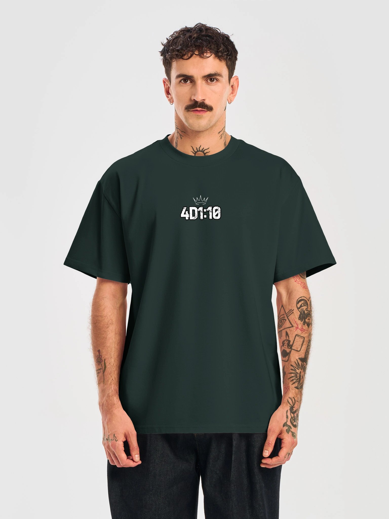 The 4D1:10 "Seek First" Heavyweight Boxy Tee product image (5)
