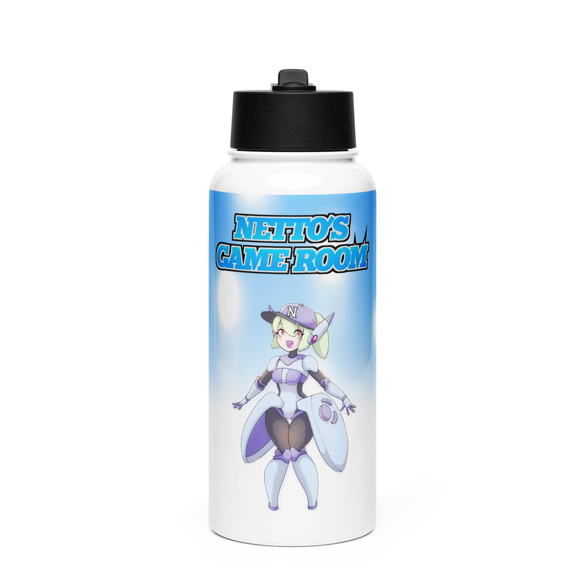 Netto's Game Room - Shout Water Bottle product image (1)