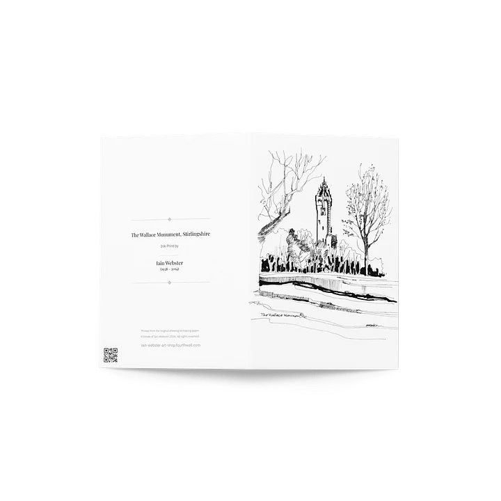 The Wallace Monument - Greeting Card product image (2)