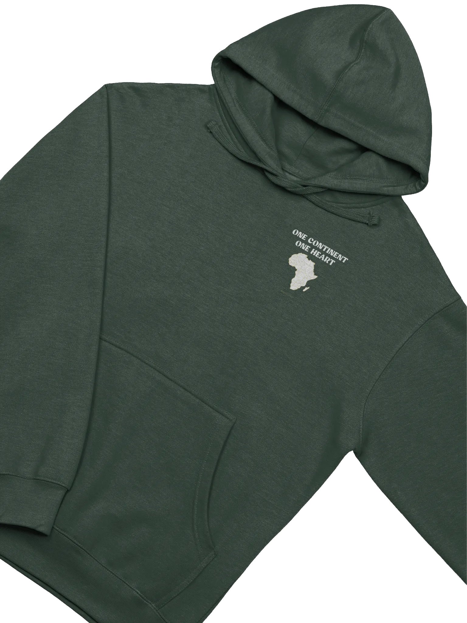 Africa United Midweight Hoodie – Unisex Sustainable African Map Sweatshirt product image (1)
