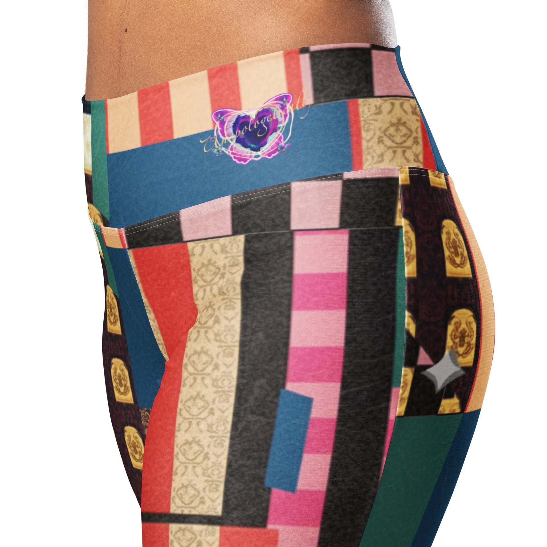 Abstract Geometry Flare Leggings product image (4)