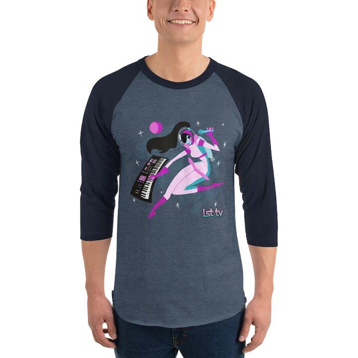 Astro-Synthpop Cutie Raglan Long Sleeve T product image (1)