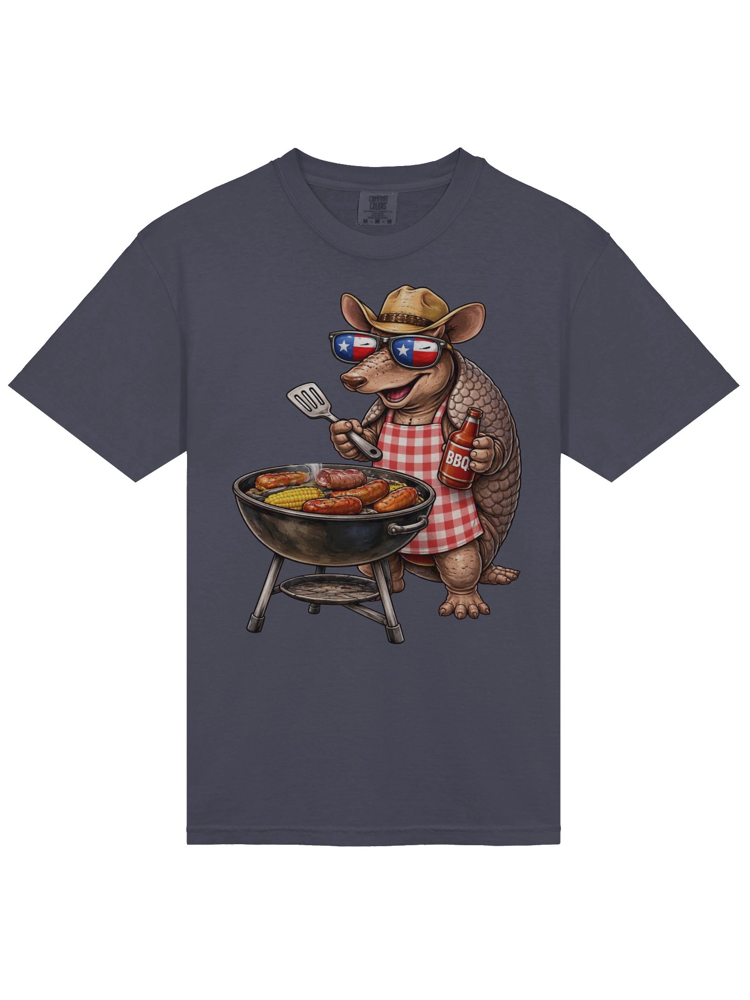 Texas Armadillo BBQ T Shirt product image (17)