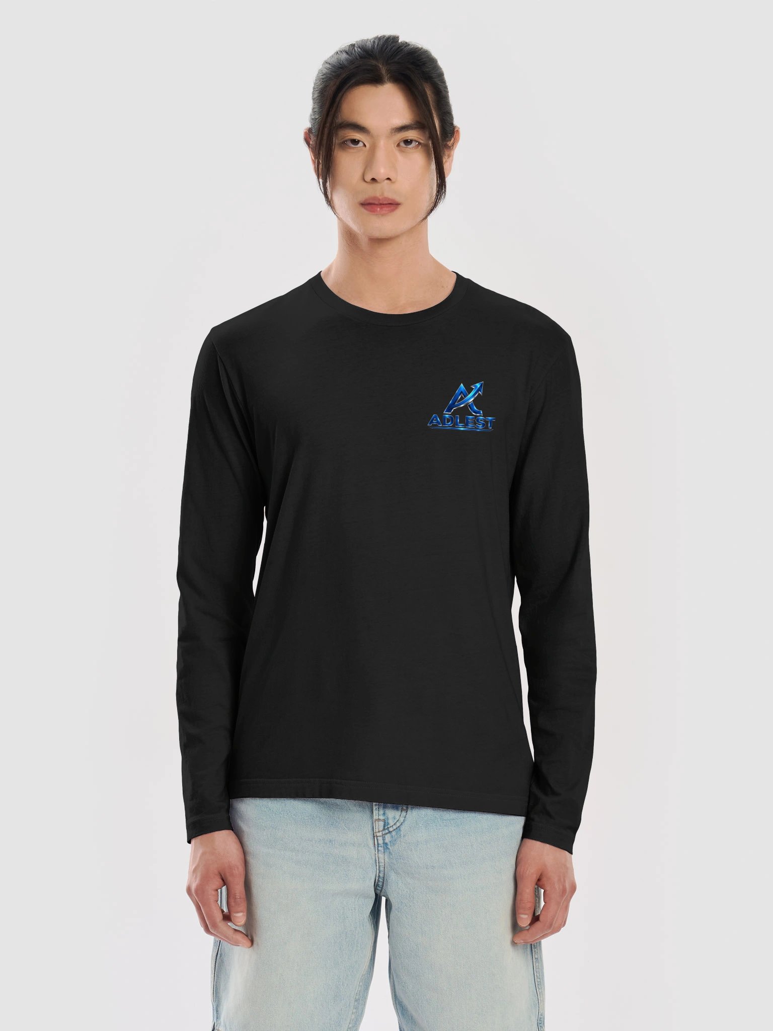 ADLEST Blue Arrow Logo Long Sleeve Crew product image (6)