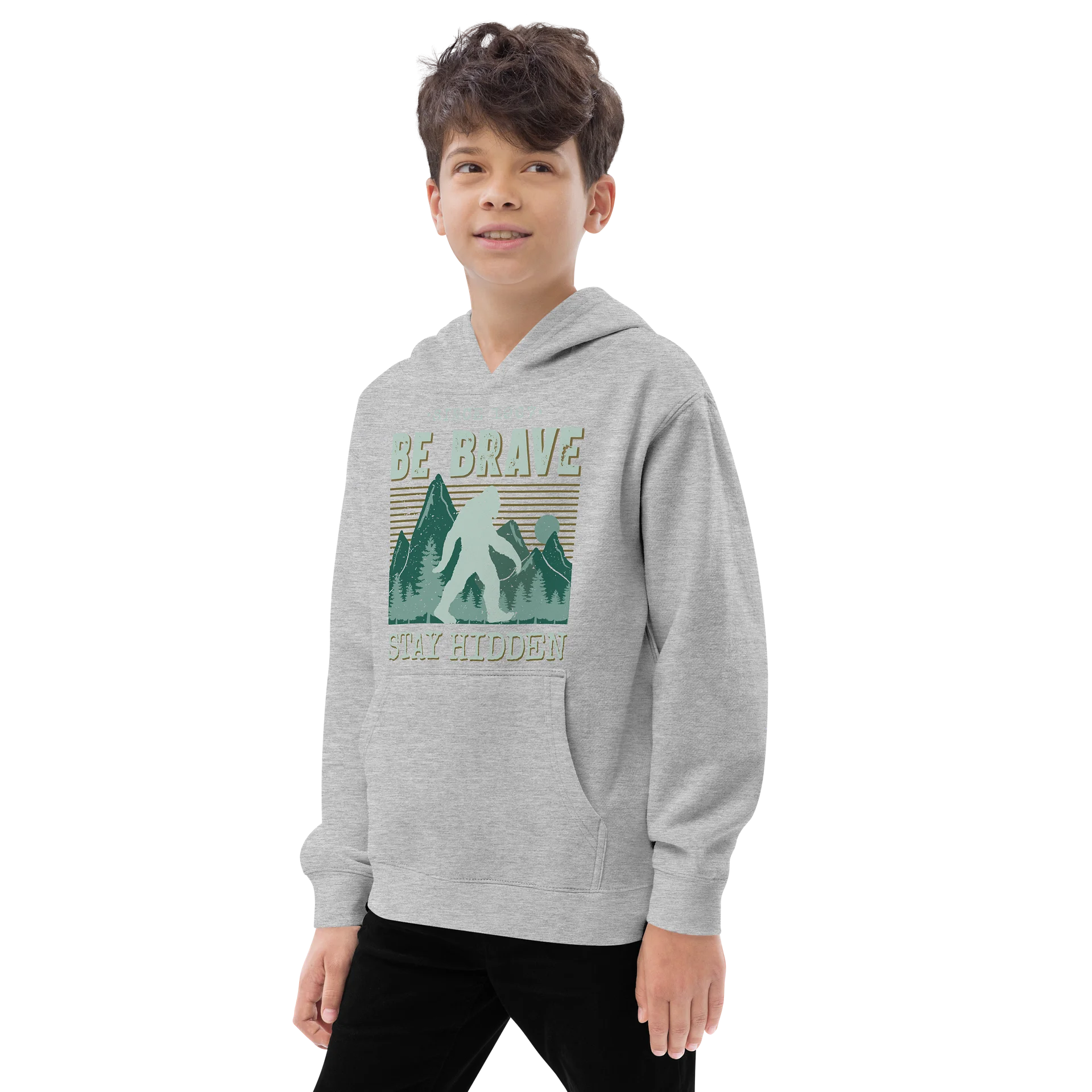 Be Brave Stay Hidden Youth Hoodie product image (3)