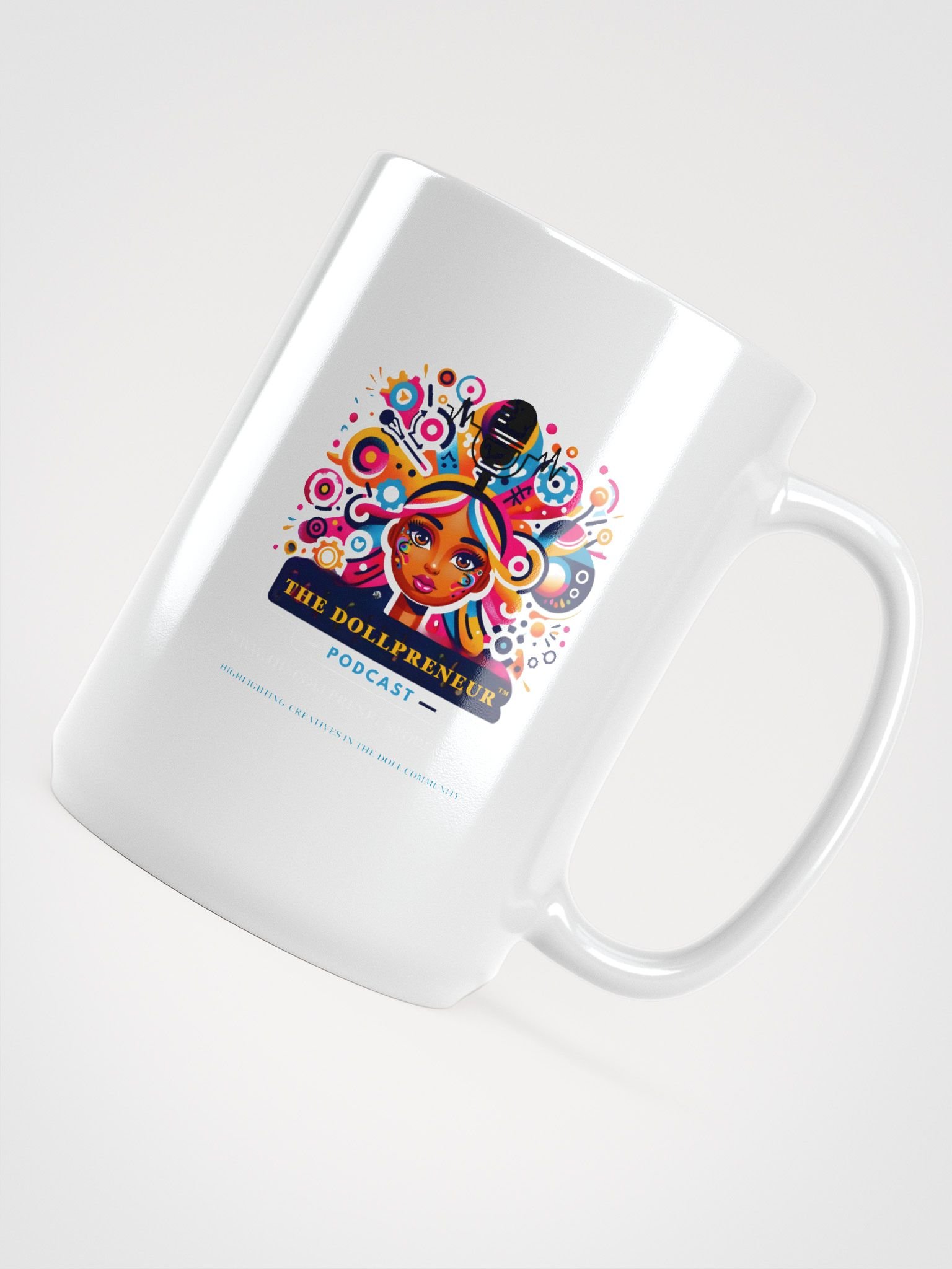 Dollpreneur™ classic white mug product image (4)
