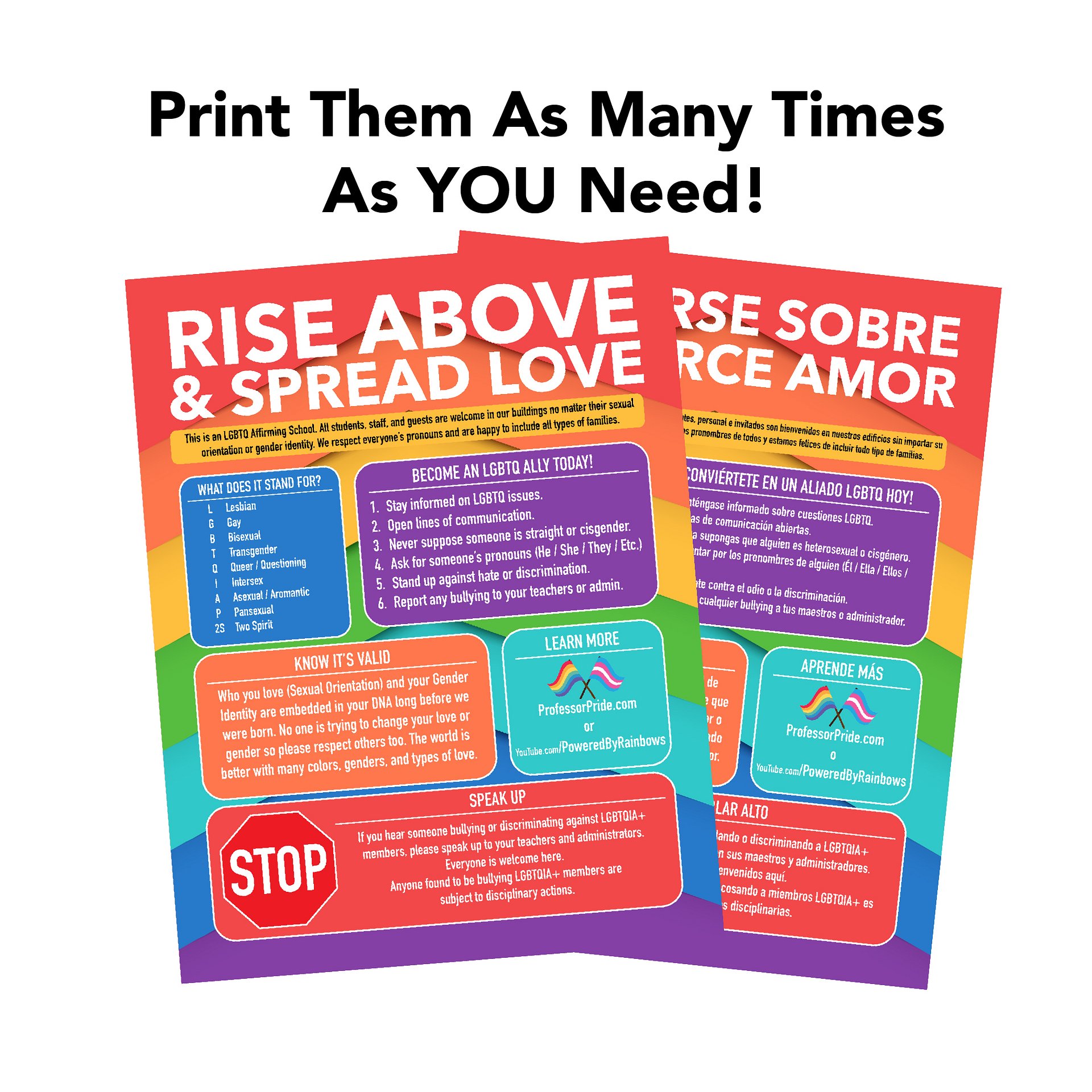Rise Above Bullying Posters (for Schools) product image (4)