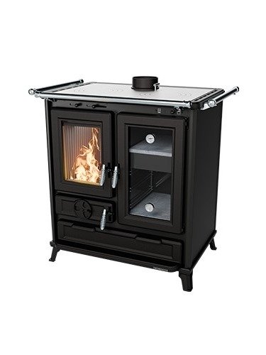 Thermorossi Klarissa Black Wood Cook Stove Dual Oven product image (2)