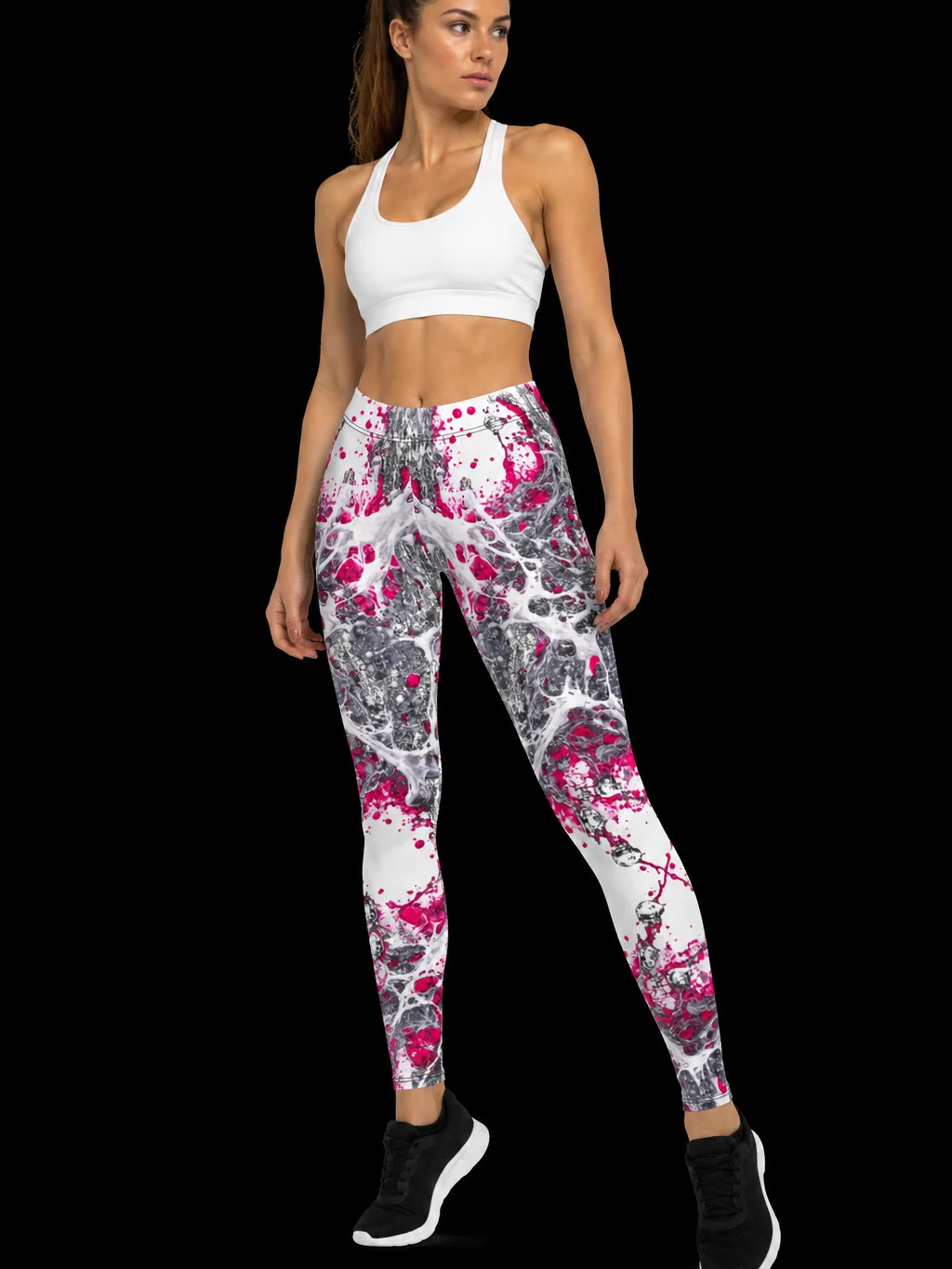 Neon Web Mirror Leggings product image (1)