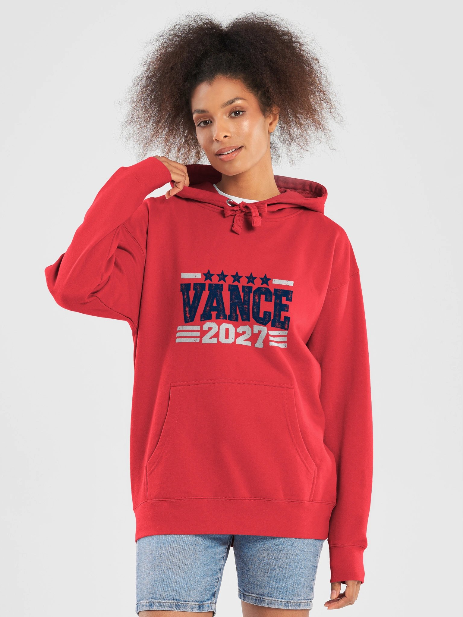 VANCE 2027 Red Premium Hoodie product image (5)
