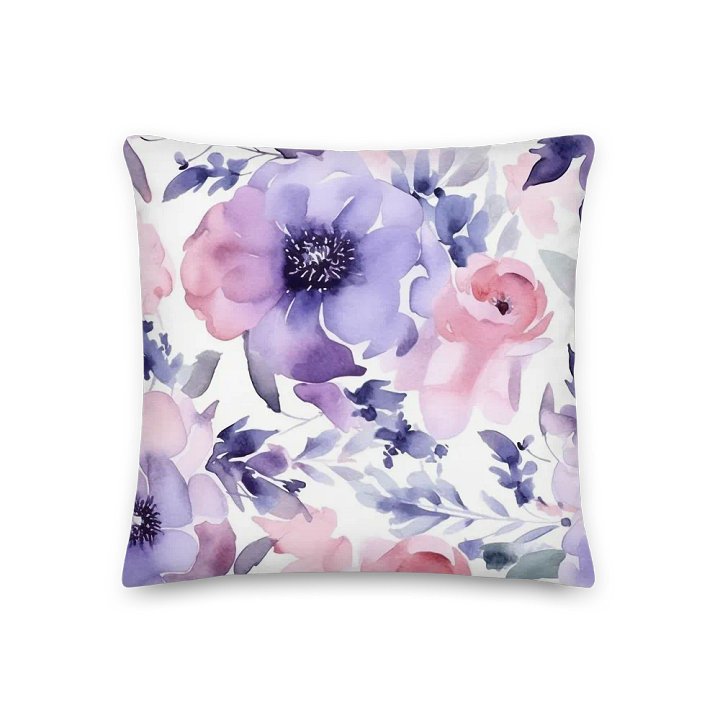 Pretty Pastel Petals: Decorative Pillow product image (1)