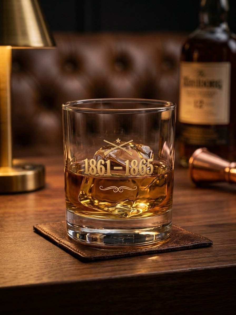 Civil War Whiskey Glass (1861–1865) – Rock Glass product image (1)