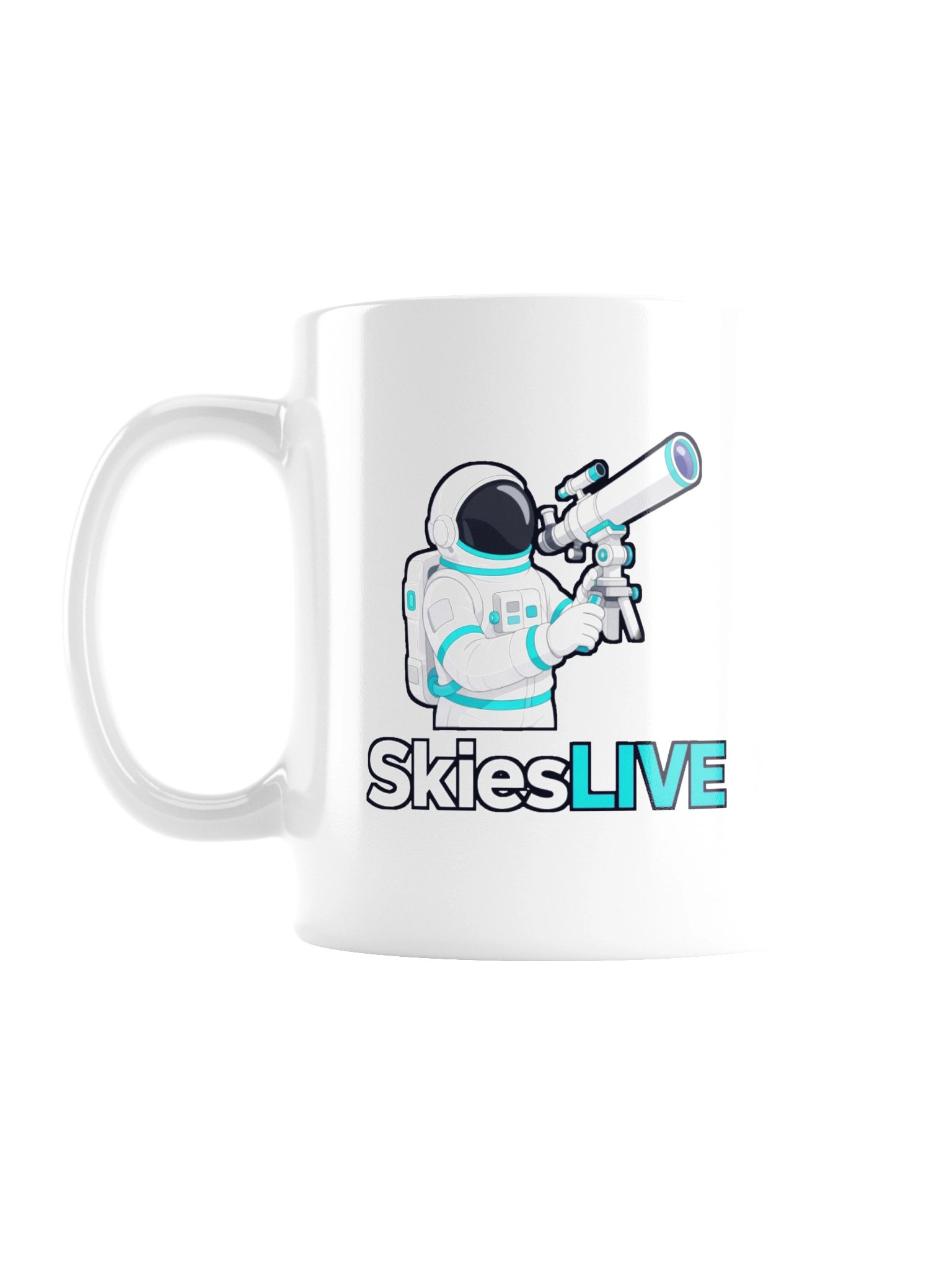 SkiesLIVE Astronaut Mug (White) product image (1)