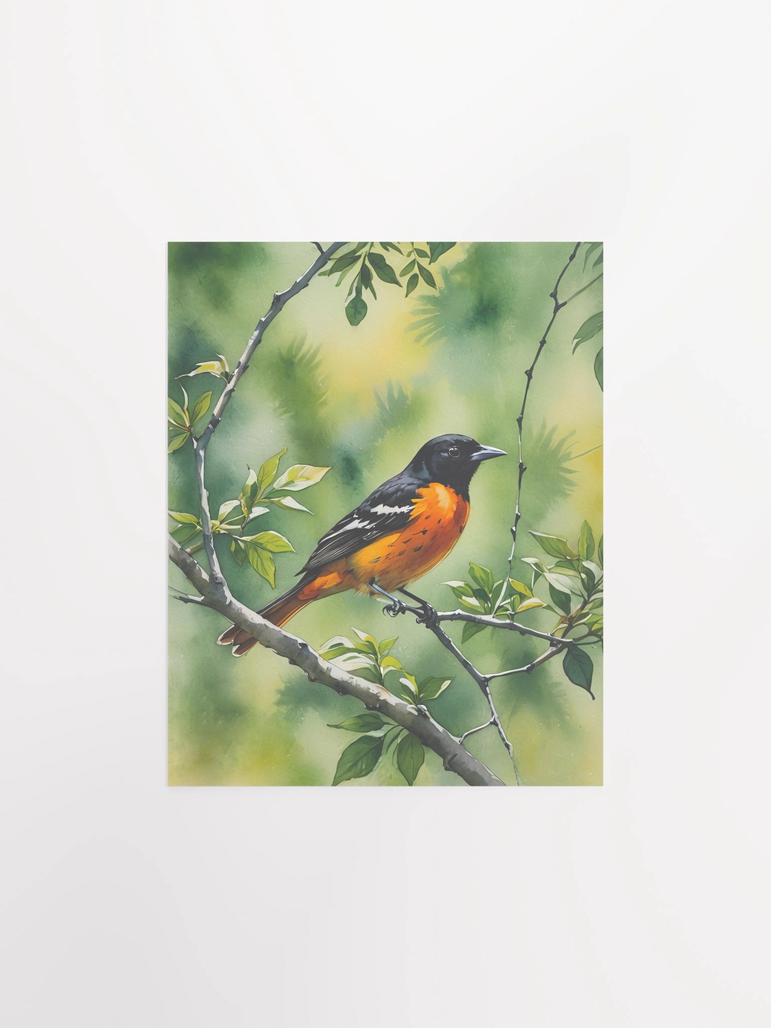 Baltimore Oriole Matte Poster product image (2)
