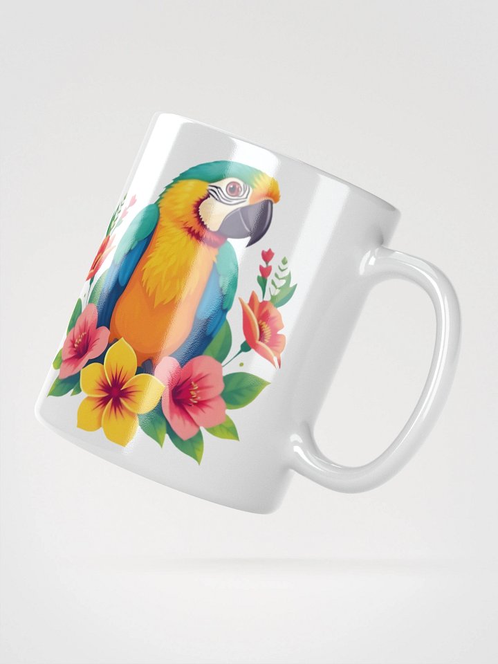 Floral Parrot Mug product image (5)