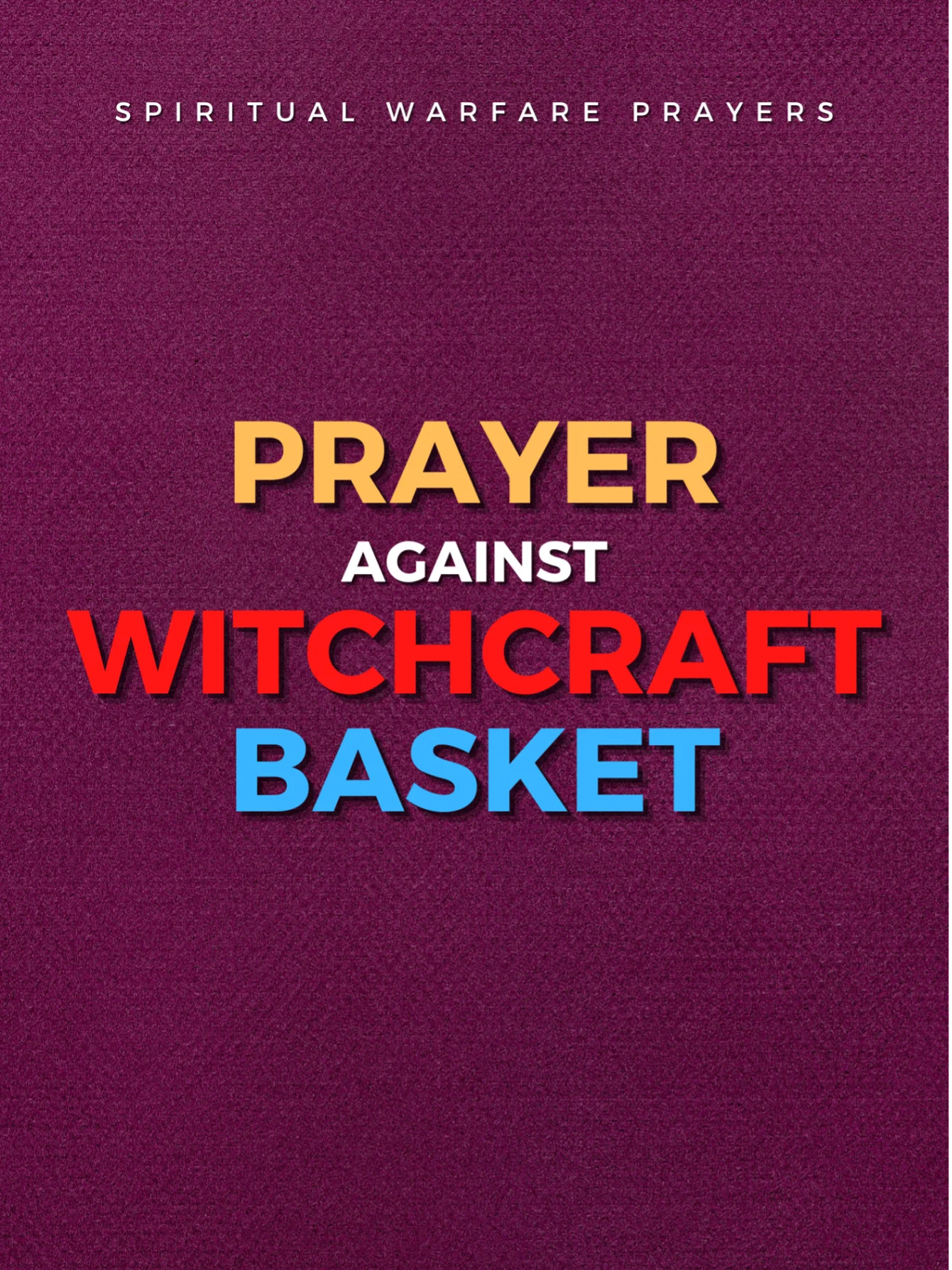 Prayer Against Witchcraft Basket product image (1)