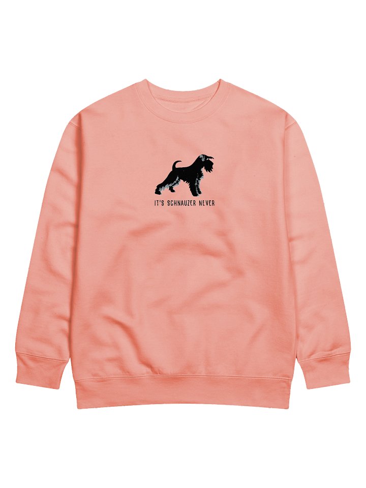 It's Schnauzer Never Sweatshirt (Embroidered) of a Miniature Schnauzer(Black) product image (15)